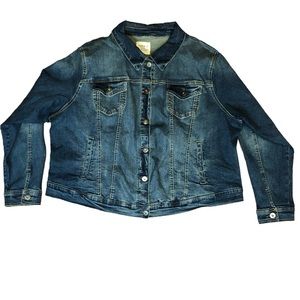 Torrid | Denim Jean Jacket Button Front Size 5X Women